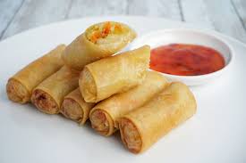 Spring Roll + Sweet Chilli Sauce